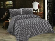 Κουβερτοπάπλωμα με εφέ Fleece 750 gsm 1940 Grey 220Χ240 100% Polyester - DIMcol