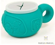 Marcus &amp; Marcus Σνακ Μπωλ Σιλικόνης Με Καπάκι Ασφαλείας Elephant Τιρκουάζ MNMBB09-EP