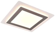 Πάνελ Led Morgan 641510207 45x45x4cm 1xSMD-LED 46W White-Nickel Trio Lighting Τετράγωνο