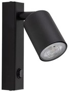 Απλίκα Φωτιστικό Τοίχου GU10 10W IP20 Top TK Lighting 5738 Μαύρο