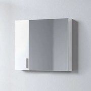 Καθρέφτης SIENA WHITE 75 3MSI075GL0W με ντουλάπια 75x14x65cm 3MSI075GL0W