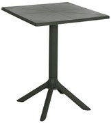 ΤΡΑΠΕΖΙ ΠΟΛΥΠΡΟΠΥΛΕΝΙΟΥ ΤΕΤΡΑΓΩΝΟ TERRIN  DARK OLIVE 60,5x60,5x76,5Υεκ.