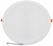 Φωτιστικό Ψευδοροφής Στρογγυλό LED Slim 24W 4000K 120° Λευκό 21-924101 Lumen-21-924101-Λευκό 21-924101