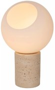 Φωτιστικό Επιτραπέζιο Lucide 05548-01-61 DAVIN Λευκό (White)|Τοπέ (Taupe)