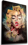 Πίνακας Καμβάς 265VGA1590 50x70cm Multi Wallity Κάθετοι Wood, Canvas
