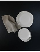 Πιάτα Native Dinner Set Of 8 Κεραμικό Άσπρο Birch L20/ W20/ H2 cm,  L25/ W25/ H2,5 CM 101 COPENHAGEN