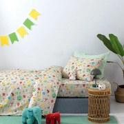 Σεντόνια Παιδικά MK768 (Σετ 3τμχ) Multi Palamaiki Μονό 170x260cm 100% Βαμβάκι