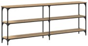 vidaXL Τραπέζι Κονσόλας Ξύλο Δρυός 200x29x75 εκ. Σχεδιασμένο Ξύλο