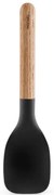 Κουτάλα Σερβιρίσματος Φαρδιά Nordic Kitchen 530459 27cm Natural-Black Eva Solo Σιλικόνη,Ξύλο