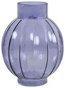 Βάζο Γυάλινο 013.787860 15x18cm Blue Glass