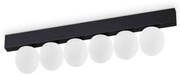 Φωτιστικό Οροφής - Ράγα Ping Pong 313290 43,5x6x9cm Led 1500lm 18W 3000K Black Ideal Lux