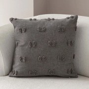 Μαξιλαροθήκη Διακοσμητική Tuffet 881PCR1603 Grey Aberto Design 43X43 Πολυέστερ