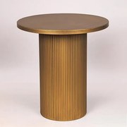 ΒΟΗΘΗΤΙΚΟ ΤΡΑΠΕΖΑΚΙ ΜΕΤΑΛΛΙΚΟ ΧΡΥΣΟ 48X48X51cm|750-39550