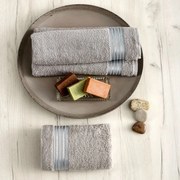 Σετ Πετσέτες 3τμχ Βαμβακερές Amira Sand Sb home