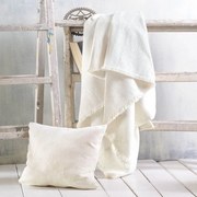 Ριχτάρι Avida Ecru Ρυθμός Διθέσιο 180x240cm Chenille,Cotton,Polyester