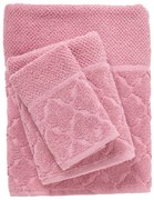 Σετ Πετσέτες 3τμχ Polycotton Best 0791 Ροζ Das Home