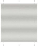 vidaXL Πλισέ περσίδα ανοιχτό γκρι 115x150 cm Πλάτος υφάσματος 114,4 cm