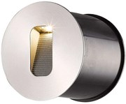 Φωτιστικό Τοίχου VK/02111/AL/W Φ9,5cm Led 54Lm 3W 3000K IP65 Inox VKLed