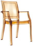 SIESTA ARTHUR AMBER TRANSP.ΠΟΛΥΘΡΟΝΑ 56Χ60Χ91εκ.32.0091