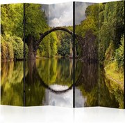 Διαχωριστικό με 5 τμήματα - Devil's Bridge in Kromlau,Germany II [Room Dividers]