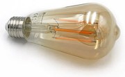 Adeleq Led Λάμπα Cog Αβοκάντο Μελί St64 Φ64 Ε27 6W Ντιμαριζόμενο Θερμό 13-27866009