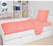 Μαξιλαροθήκη Παιδική Star 34 Coral DimCol 50Χ70 50x70cm 100% Βαμβάκι