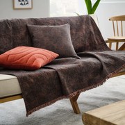 Ριχτάρι Τριθέσιου Καναπέ (180x310) Gofis Home Lagertha Chilli/Black 317/14
