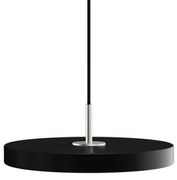 Κρεμαστό Φωτιστικό Οροφής LED 14W Ασημί Φινίρισμα Asteria Mini Umage-2222C4174-Μαύρο 2222C4174