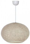 Φωτιστικό Οροφής Gibson 123799 E27 40x21x70cm Beige Megapap Rope