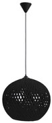 Φωτιστικό Οροφής Μονόφωτο Heronia Silk 31-1141 Rope Black