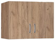 Πατάρι ντουλάπας Zelia pakoworld δίφυλλο φυσικό mo 79x42x60εκ