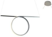 Φωτιστικό Οροφής - Ράγα Led HM98LEDP88CH 43W 3000K 2580lm 88Χ17ΧΗ120 Chrome Aca Decor Αλουμίνιο