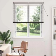 vidaXL Ρολό Παραθύρου με κουρτίνες Άλλο Μαύρο 80 x 130 εκ Αλουμίνιο