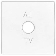 Πλακίδιο Πρίζας Τηλεόρασης ΤV Lumen-15-0710-Λευκό 15-0710