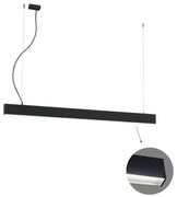 Γραμμικό Κρεμαστό L1420 3000K Μαύρο Microprismatic Ciba 3916-00142-3-B-M-N Viokef-3916-00142-3-B-M-N-Μαύρο 3916-00142-3-B-M-N