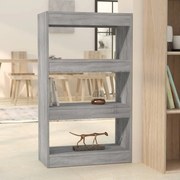 Βιβλιοθήκη/Διαχωρ. Χώρου Γκρι Sonoma 60x30x103 εκ Επεξεργ. Ξύλο 813603