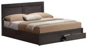ΚΡΕΒΑΤΙ CAPRI HM665.01 ΜΕ 2 ΣΥΡΤΑΡΙΑ ΜΕΛΑΜΙΝΗ ZEBRANO ΓΙΑ ΣΤΡΩΜΑ 120x200 εκ. - 0534972 - HM665.01