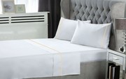 Σετ Σεντόνια Polycotton Μονά 170x270εκ. White Le Blanc 7005943-13