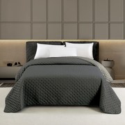 ΚΟΥΒΕΡΛΙ KING SIZE RENZO ANTHRACITE/GREY (260Χ240) - MELINEN