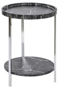 Βοηθητικό Τραπέζι DKD Home Decor Μαύρο Ξύλο MDF 40 x 40 x 53 cm