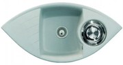 Macart Focus C-150 Ένθετος και αντιστρεφόμενος νεροχύτης Alaska (Ζαχαρί)