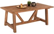 Τραπέζι Pluton HM7922 200x100x75cm Natural Ξύλο