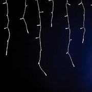 Χριστουγεννιάτικα Λαμπάκια 175 Led Βροχή 10.5μ Flash Θερμό &amp; Ψυχρό Λευκό Σταθερά Eurolamp 600-06154