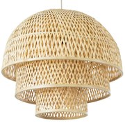 Φωτιστικό Οροφής Hiroka Boho 01836 Φ60x50cm 1xE27 Beige GloboStar