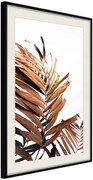 Αφίσα - Copper Palm - 40x60 - Μαύρο - Με πασπαρτού