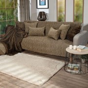 Ριχτάρι Ontario 03 Ocher Teoran Three-Seater 180x300cm Ακρυλικό-Πολυέστερ