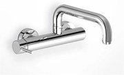 Eurorama Tonda 711401-100 Μπαταρία Κουζίνας Τοίχου Χρωμέ Mε Περιστρεφόμενο Ρουξούνι Άνω Ροής