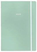 Next ημερολόγιο 2025 Pastel ημερήσιο flexi ανοιχτό πράσινο με λάστιχο 14x21εκ. τμχ.