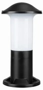GARDENIO 203-0246 Μοντέρνο Επιδαπέδιο Φωτιστικό Κολωνάκι Κήπου Μονόφωτο 1 x E27 IP44 Μαύρο Πλαστικό Σώμα-Μ15 x Π15 Globostar 203-0246