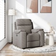 Πολυθρόνα Ανακλινόμενη Taupe Υφασμάτινη 4015687